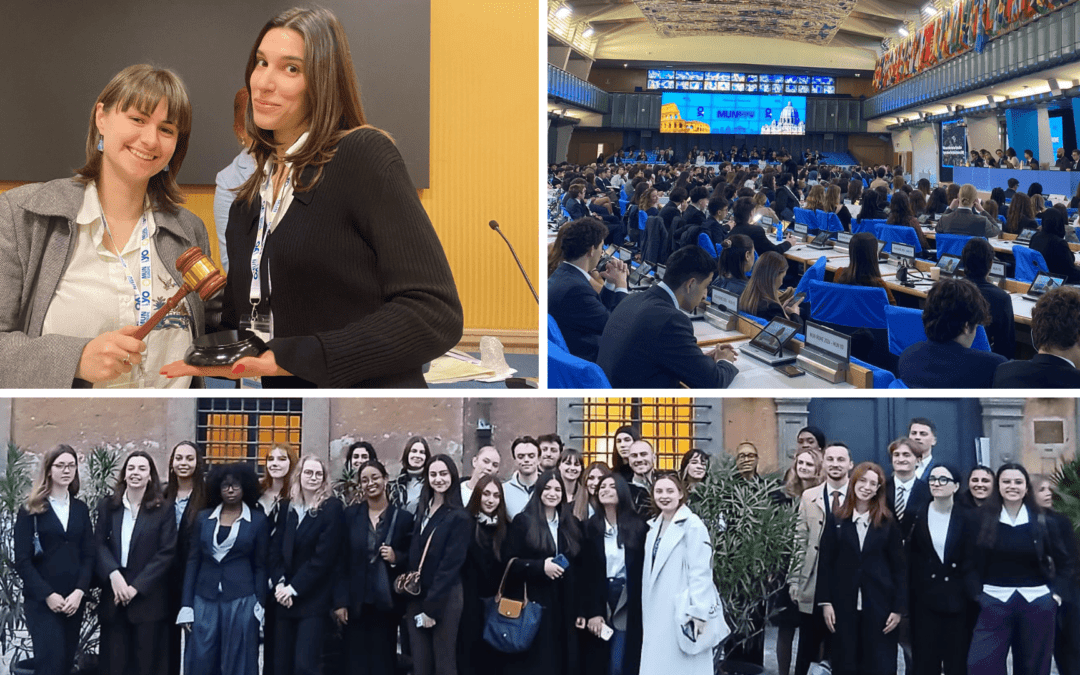 Deux étudiantes d’EURIP partagent leur expérience au sein de la délégation Circle U. lors du Model United Nations de Rome